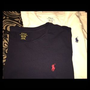 Lot of TWO Ralph Lauren T-Shirts, Long Sleeved
